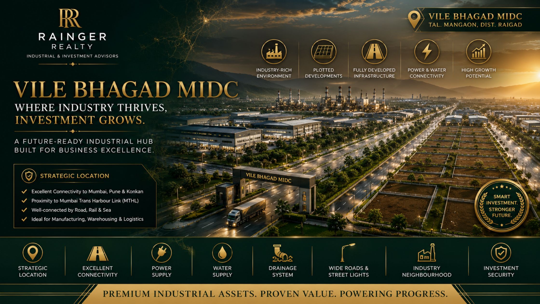Rainger Realty – factory in vile bhagad midc, Industrial Sheds for Sale, Industrial Sheds for sale in vile bhagad, Industrial Unit for Sale, Factory for sale, Factory for sale in vile bhagad midc, Factory for sale in Navi Mumbai, Factory for sale in Navi Mumbai, Factory for sale in Patalganga MIDC, Factory for Sale in vile bhagad midc, Factory for Sale in mahad midc, Factory for Sale in roha midc, taloja midc Factory for Sale, Industrial Shed for Sale in vile bhagad midc, Industrial Shed for Sale in Navi Mumbai, Industrial Shed for Sale in Navi Mumbai, Industrial Shed for Sale in Patalganga MIDC, Industrial Shed for Sale in vile bhagad midc, Industrial Shed for Sale in mahad midc, Industrial Shed for Sale in roha midc, taloja midc Industrial Shed for Sale, Patalganga industrial shed for sale, Raigad industrial shed for sale, industrial shed for sale in bhiwandi, Warehouse land for sale, Commercial land for sale, MIDC transfer consultant, Industrial real estate consultant, Industrial real estate broker, Industrial real estate agent, Commercial real estate consultant, Commercial real estate broker, Commercial real estate agent, Freehold industrial land for sale, Leasehold industrial property, Leasehold industrial land, Leasehold industrial unit, Industrial land agents, Industrial real estate agents, Commercial plot for hotel/restaurant, Logistic land for warehouse, Rainger Realty industrial properties – RaingerRealty.com