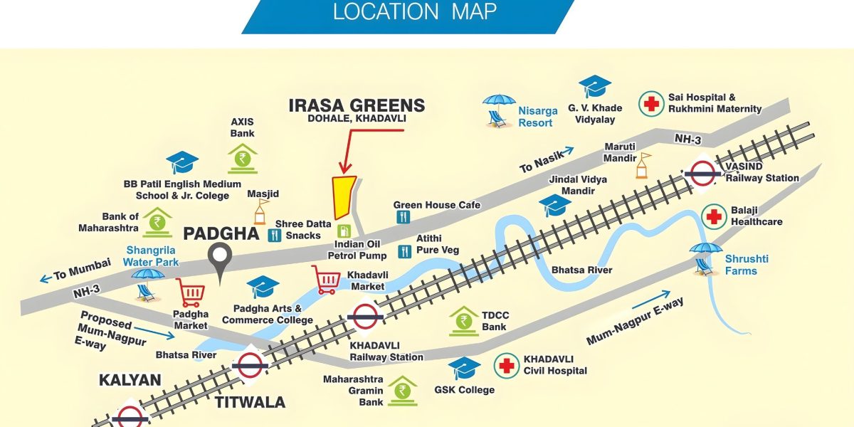 1 bhk flat in khadavli, 1 bhk flat kalyan, 1 bhk flat titwala, 1 bhk flats near thane, low budget flats in thane, Affordable Homes near Thane, Irasa Greens Khadavli - Rainger Realty