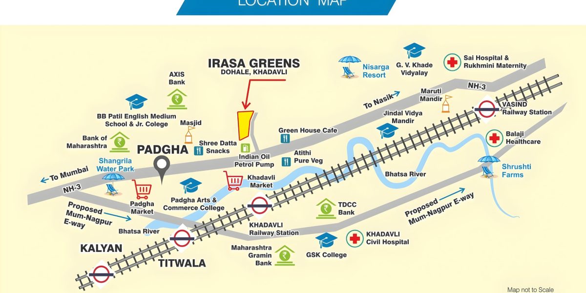 1 bhk flat in khadavli, 1 bhk flat kalyan, 1 bhk flat titwala, 1 bhk flats near thane, low budget flats in thane, Affordable Homes near Thane, Irasa Greens Khadavli - Rainger Realty